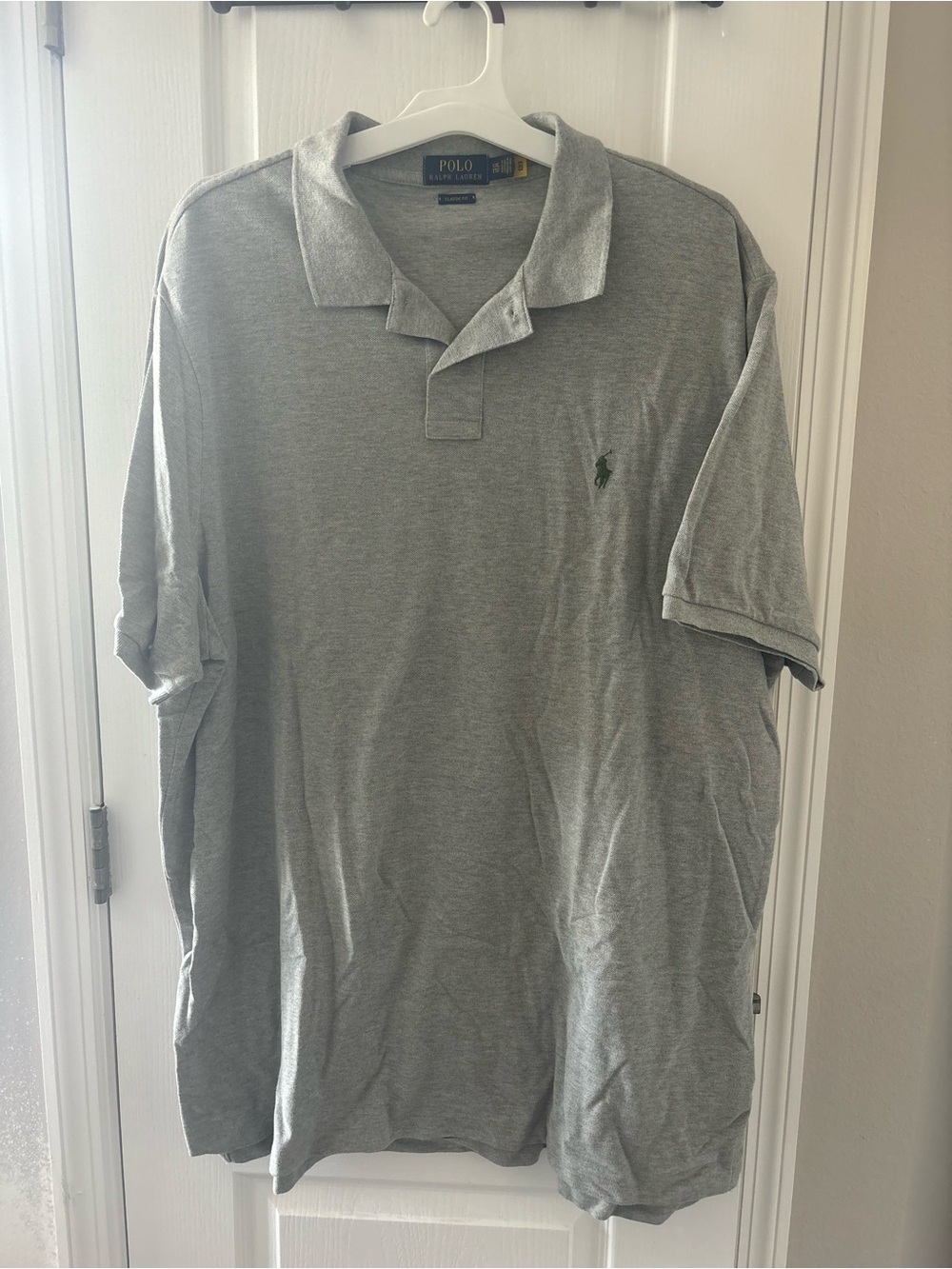 Polo by Ralph Lauren Light Grey Short-Sleeve Classic Polo